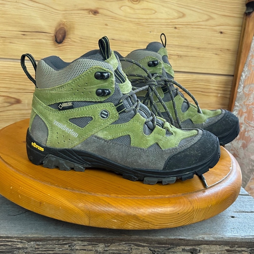 Zamberlan Quantum GTX RR JR Hiking Boots Green Grey Gore-Tex Vibram EU 37